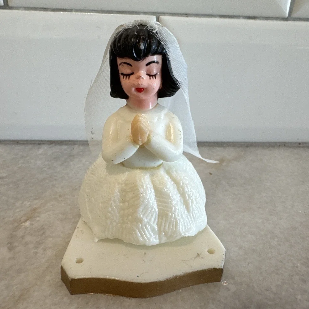 Vtg Wilton Cake First Holy Communion Catholic‎